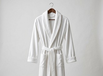 Royal Lüks Kadife Kimono Otel Bornozu